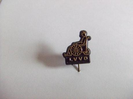 L.V.V.D onbekend rolstoel ziekenhuis  goudkleurig